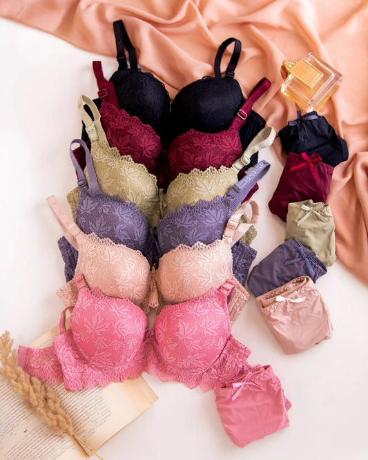 Elegant Bridal Collection Padded Bra Panty Set